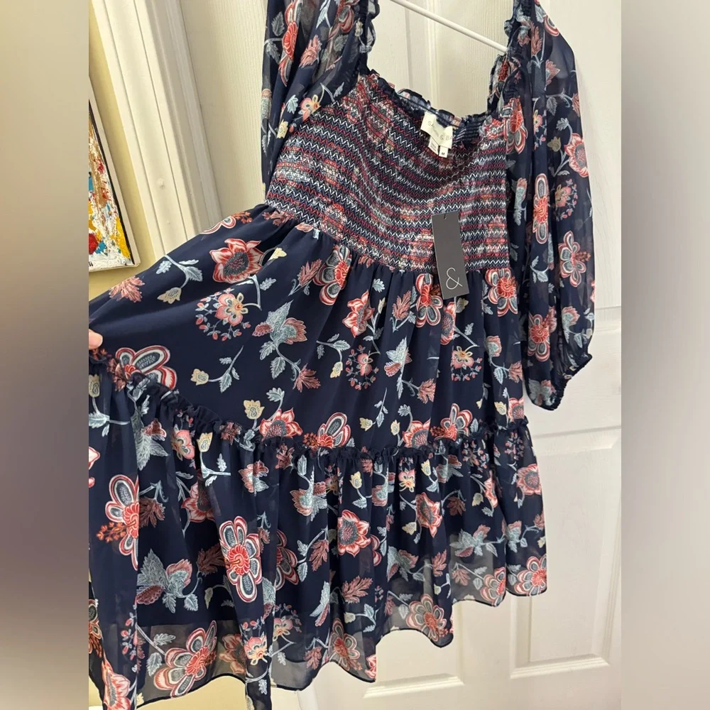 Sachin & Babi Lola Floral Smocked Mini Dress
Anthropologie Boho Tiered - Picture 6 of 16